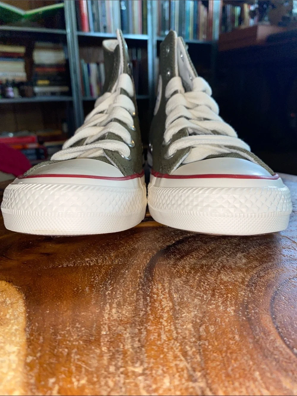 🆕 Converse Chuck Taylor All star Hi trainers army green Women Size 6 NIB
